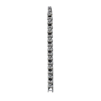 Chain of Fools motorcycle-chain statement bracelet by Monkey Wrench Designs, top view