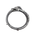 Wyvern Oroborus ouroboros dragon bangle bracelet by Monkey Wrench Designs