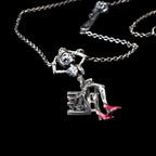 kiki marrow skeleton key necklace sterling silver angle