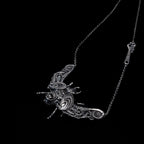 scarilla gorilla scarab necklace sterling silver angle