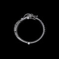 wyvern oroborus bangle bracelet sterling silver top